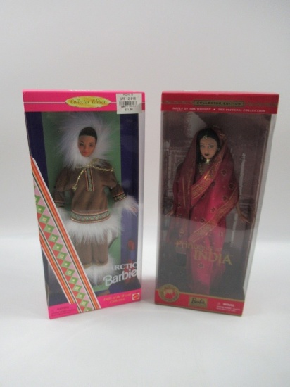 Barbie Dolls Princess of India/Arctic Lot