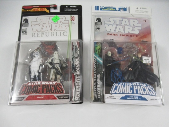 Star Wars Comic Packs Figure Lot