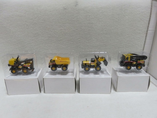 Tonka Truck Crane/Bulldozer/Backhoe/Dumptruck Set Lot of (4)