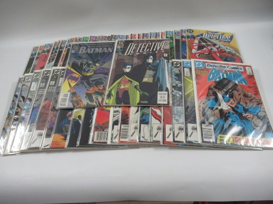 Batman Detective Comics #565-666 Group of (48) W/Keys