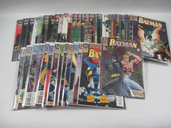 Batman Detective Comics #667-710 Group of (47) W/Keys