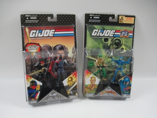 G.I. Joe Action Figure 2-Pack Lot/Comic Packs