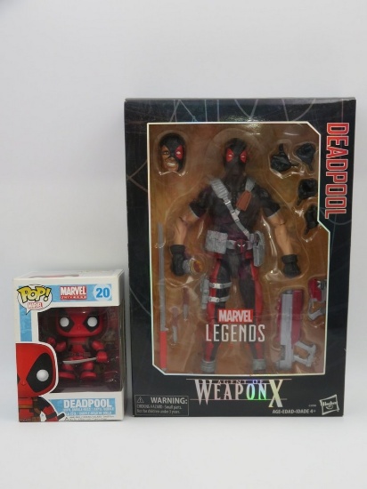 Deadpool Funko Pop/12" Figure Lot