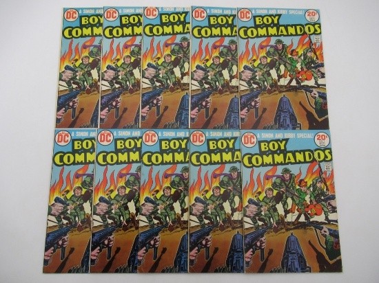 Boy Commandos #1 Lot of (10) Kirby/Simon