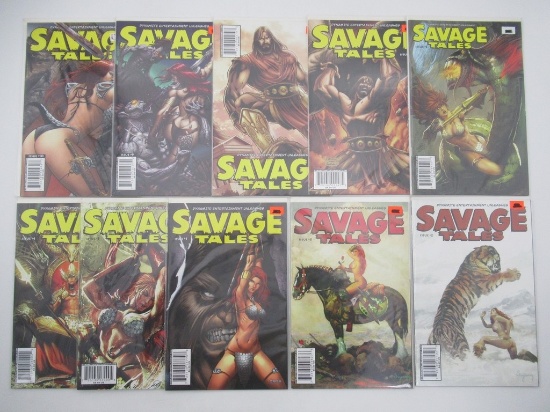 Savage Tales #1-10/2007 Dynamite/Red Sonja