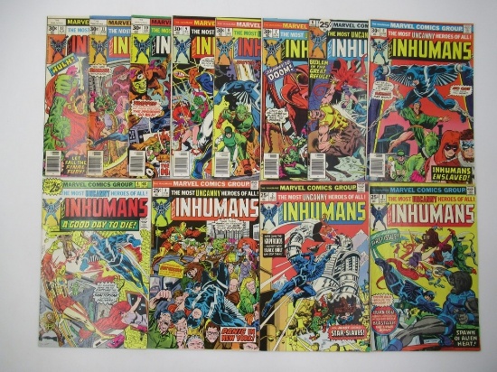 Inhumans #1-12 Full Run (1975) Marvel