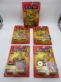 ECW Wrestling Figure Lot w/Autograph