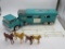 Structo 1960s Vista Dome Horse Van w/Horses