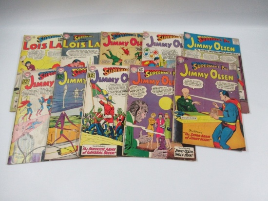 Jimmy Olsen/Lois Lane Lot of (10) Silver Age DC