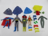 Mego Batman/Batgirl/Robin Figures + More