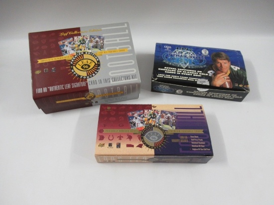 1996-1997 Football Trading Card Lot w/Leaf Set