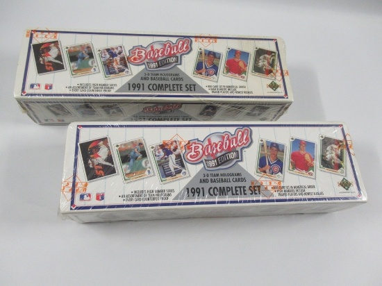 1991 Upper Deck Baseball Factory Sealed Set (x2)
