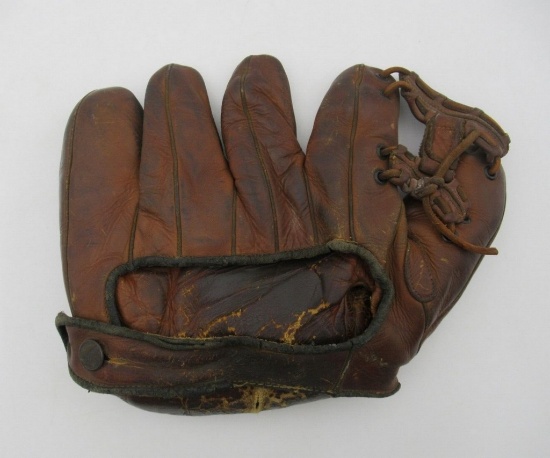 Vintage McGregor Goldsmith Left Hand Formed Leather Baseball Glove
