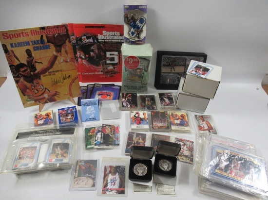 NBA Basketball Cards/Collectibles Lot