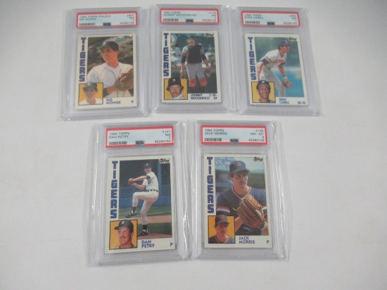 1984 Topps Baseball PSA Graded Card Lot