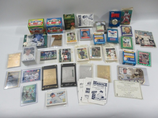 Baseball Gold Card/Sets/Groups/Singles Lot