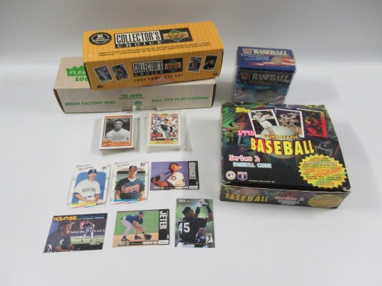 1980s/1990s Baseball Cards + Sets Lot