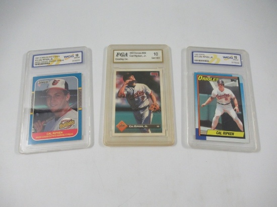Cal Ripken Jr. Gem Mint 10 Graded Card Lot