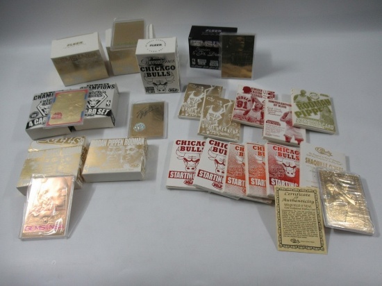Basketball Gold Card Lot
