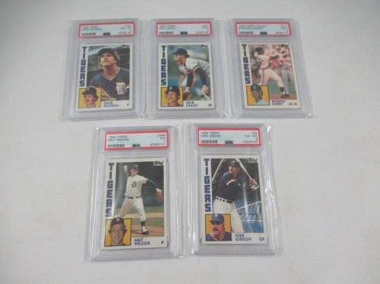 1984 Topps Baseball PSA Graded Card Lot