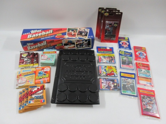 1993 Topps Baseball Card Set + Coins/Packs Lot