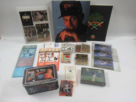 Cal Ripken Jr. Cards/Collectibles Box Lot