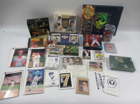Baseball Gold Card/Sets/Groups/Singles Lot