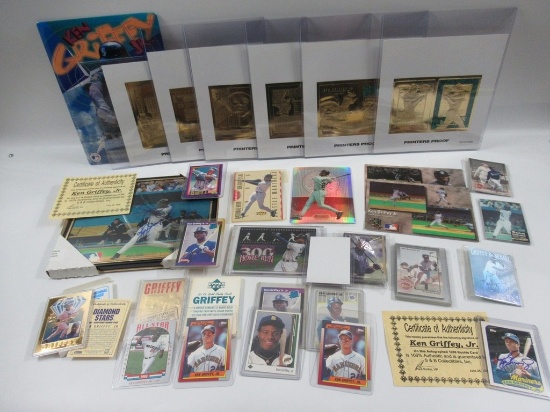 Ken Griffey Jr. Cards/Collectibles Box Lot