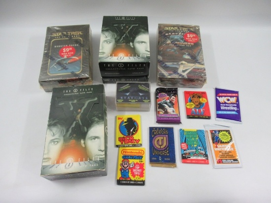 1980s and 1990s Non-Sports Cards Lot Packs/Boxes/Singles