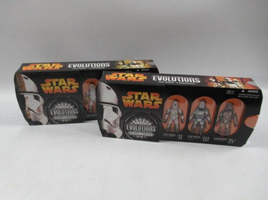 Star Wars Evolutions 2005 Figure Pack Lot