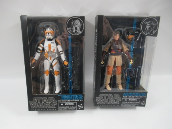 Star Wars Black Series Princess Leia/Clone Commander Cody