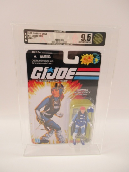 G.I. Joe Scarlett AFA 9.5 Uncirculated International Collection Figure