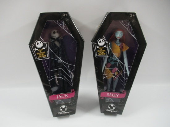 The Nightmare Before Christmas Jack + Sally Disney Exclusive Figures Lot