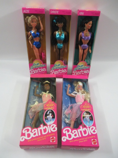 Barbie Sun Sensation & Ice Capades Lot of (5)