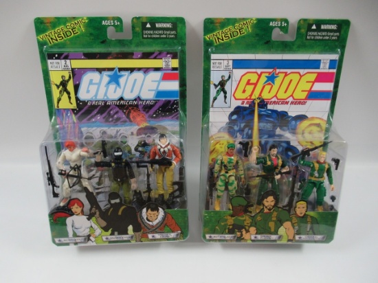 G.I. Joe Action Figure 3-Pack Lot/Comic Packs