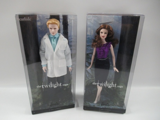 Barbie Twilight Carlisle & Esme Cullen Pink Label Doll Lot
