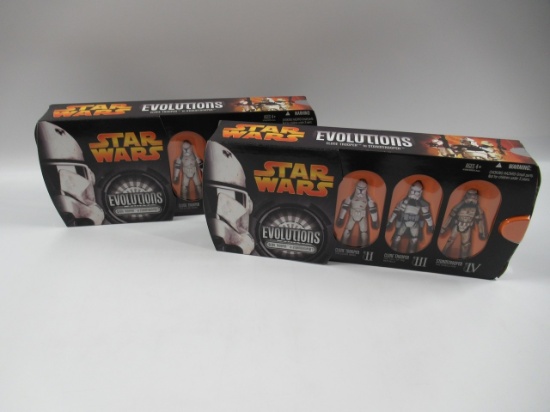 Star Wars Evolutions 2005 Figure Pack Lot