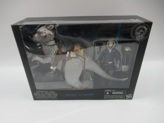 Star Wars Black Label Han Solo + Tauntaun Figure Set