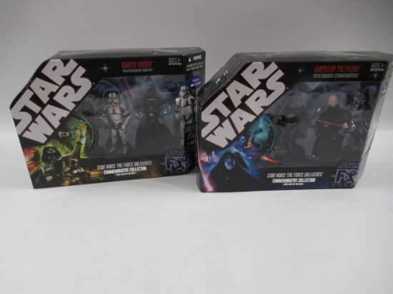 Star Wars Force Unleashed Commemorative Collection Sets