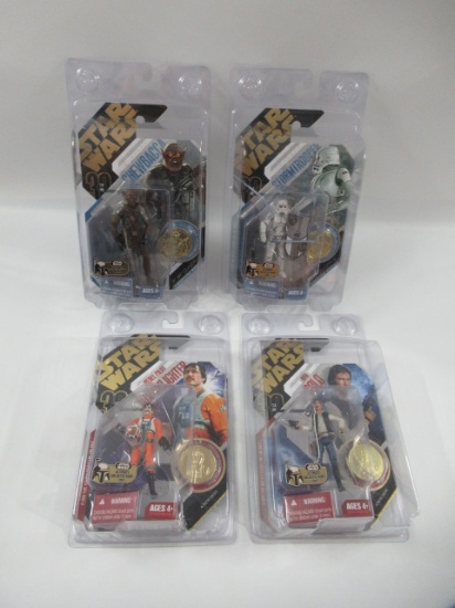 Star Wars Saga Legends 30th Anniversary Figures w/ Gold Coins