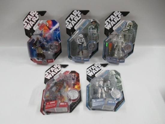 Star Wars Saga Legends 30th Anniversary Figure Lot | W/Coins