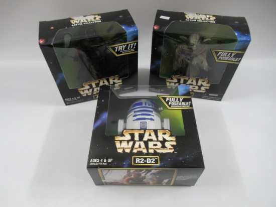 Star Wars Action Collection R2-D2/Yoda/Jawa Figures 1997
