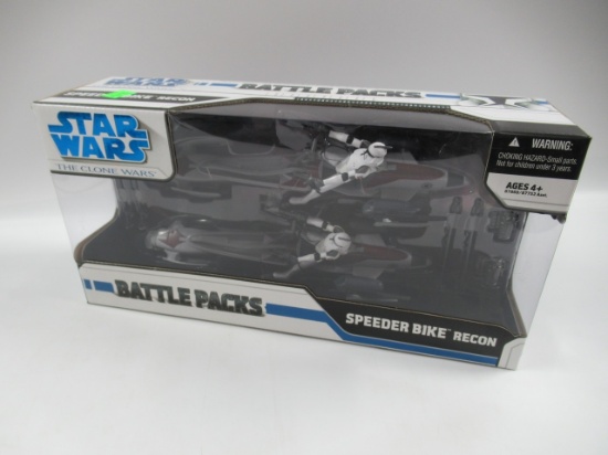 Star Wars The Clone Wars Battle Packs Speeder Bike Recon