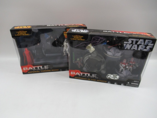 Star Wars Battle Packs Imperial Throne Room + Skirmish In The Senate Sets