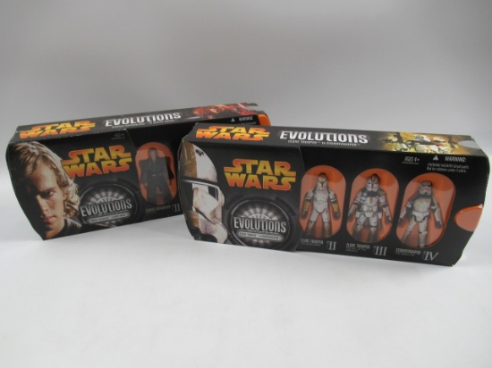 Star Wars Evolutions 2005 Figure Pack Lot