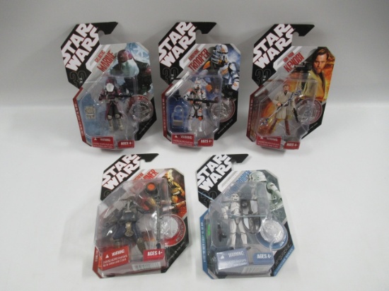 Star Wars Saga Legends 30th Anniversary Figure Lot | W/Coins