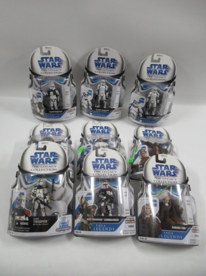 Star Wars The Legacy Collection Build-A-Droid Figures Lot of (9)