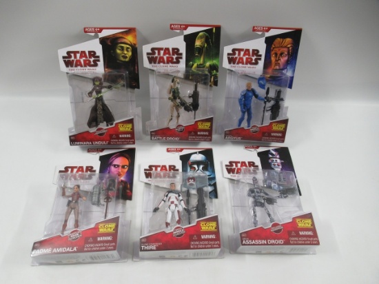 Star Wars The Clone Wars 2009 Figure Lot