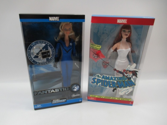 Marvel Mary Jane & Invisible Woman Barbie Lot