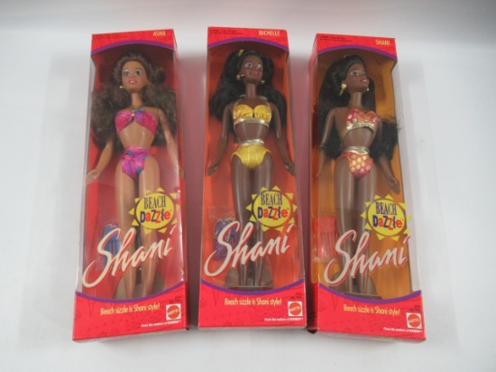 Barbie Beach Dazzle Shani/Nichelle/Asha Lot